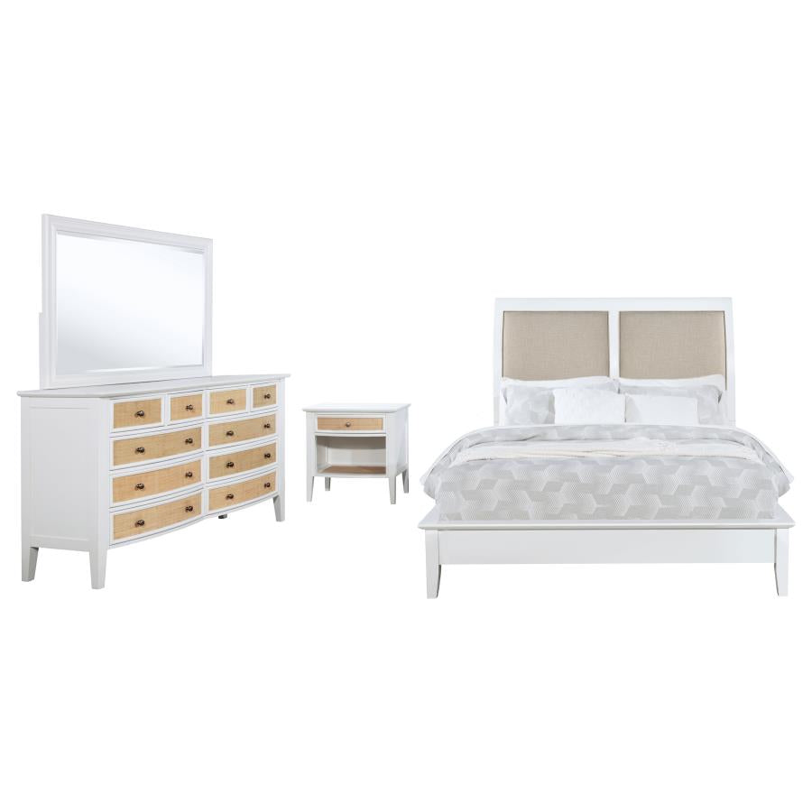Bexhill 4-piece California King Bedroom Set White-zoom-2