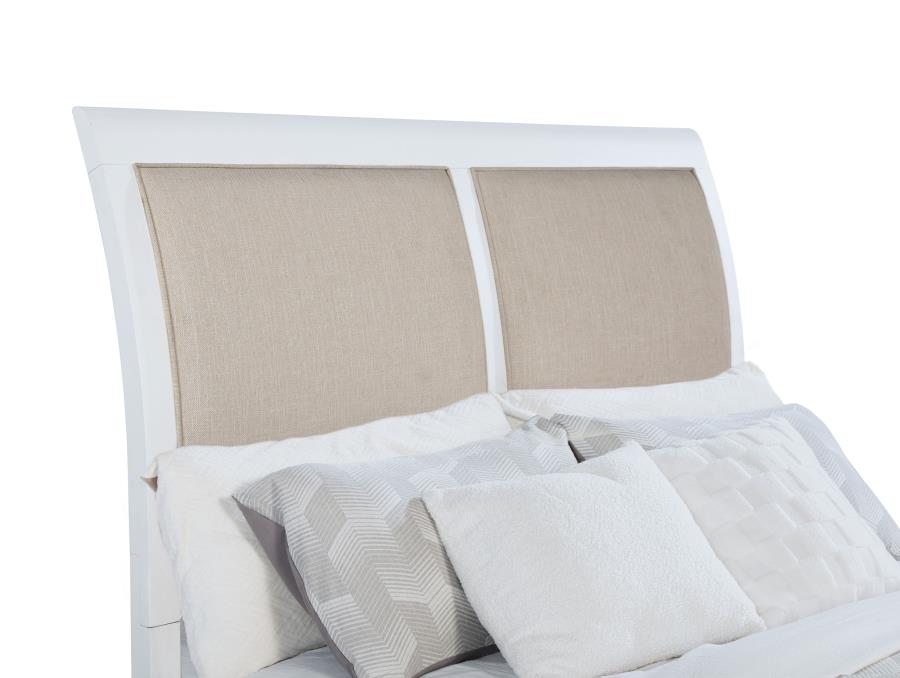 Bexhill 4-piece California King Bedroom Set White-11