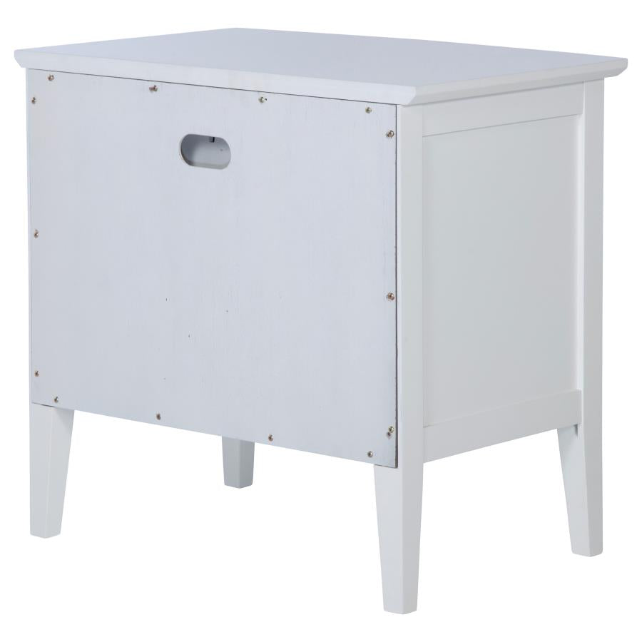 Bexhill 1-drawer Nightstand Bedside Table White-zoom-8