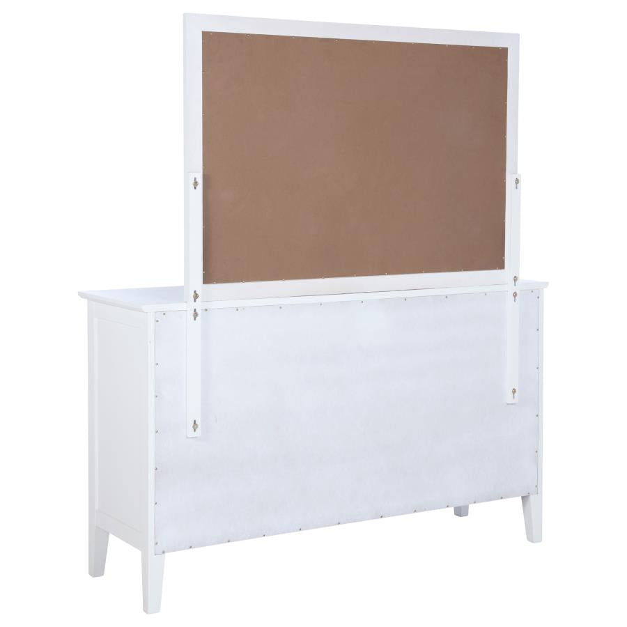 Bexhill 10-drawer Dresser and Mirror White-6