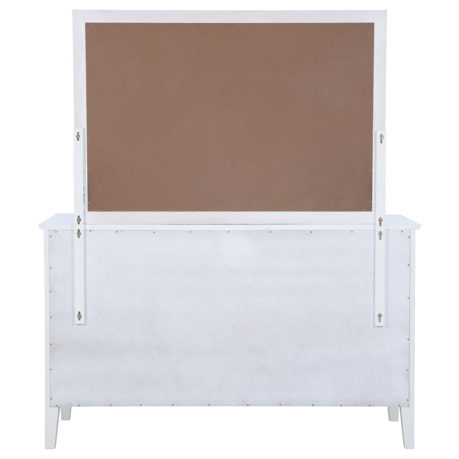 Bexhill 10-drawer Dresser and Mirror White-zoom-7