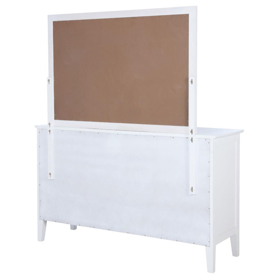 Bexhill 10-drawer Dresser and Mirror White-zoom-8