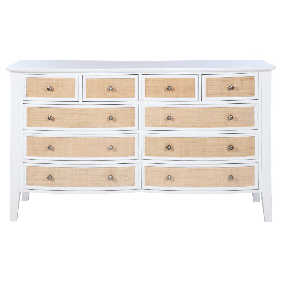 Bexhill 10-drawer Dresser Cabinet White-zoom-3