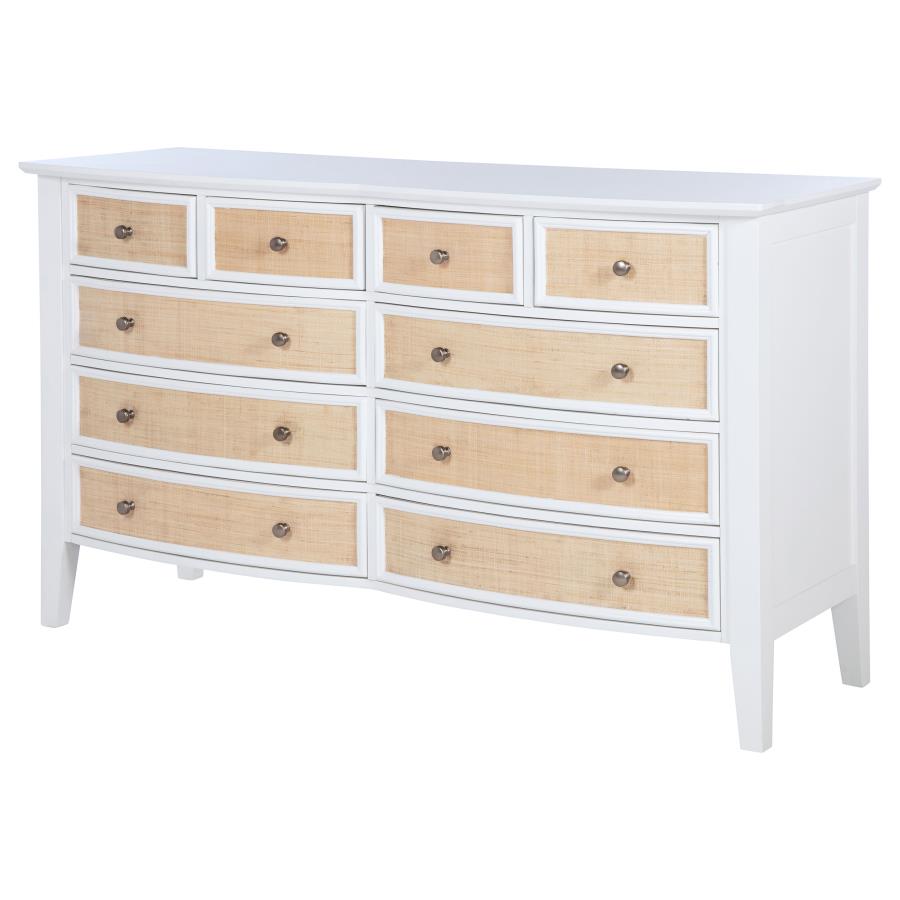 Bexhill 10-drawer Dresser Cabinet White-zoom-4