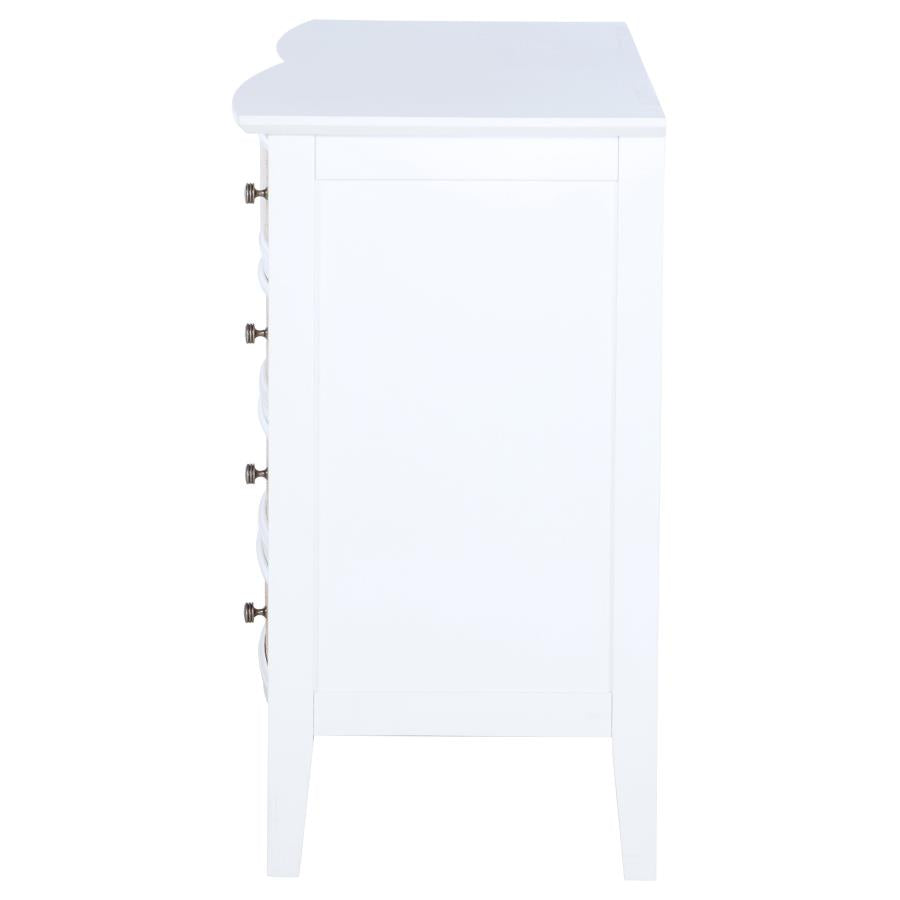 Bexhill 10-drawer Dresser Cabinet White-5