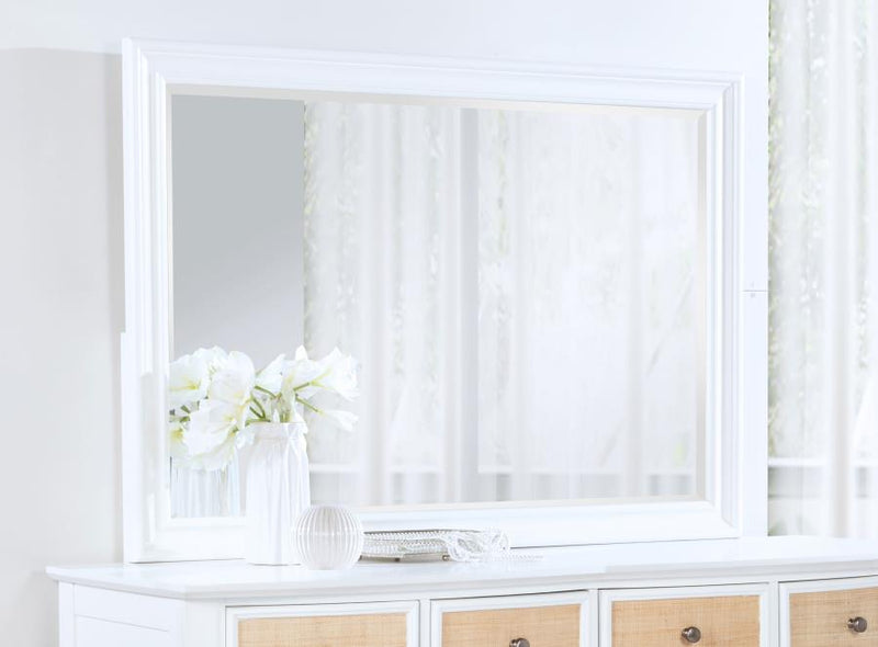 Bexhill Dresser Mirror White-zoom-