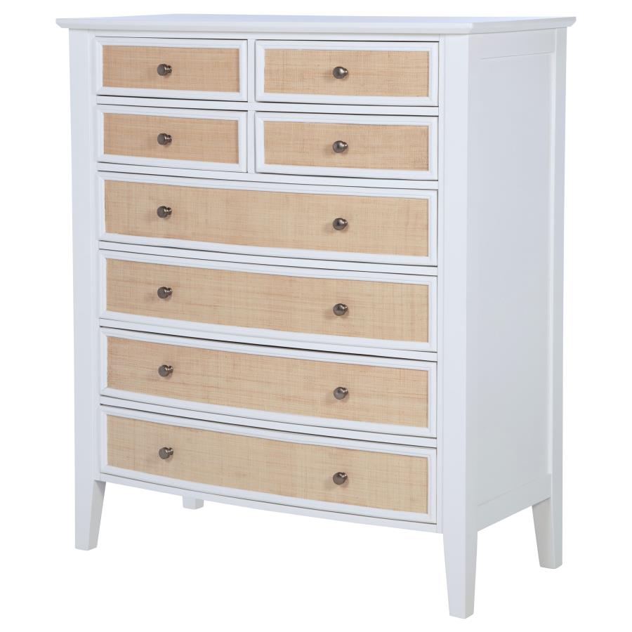 Bexhill 8-drawer Chest of Drawers White-4