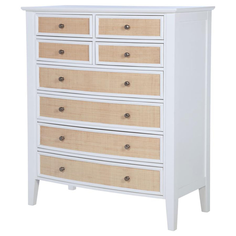 Bexhill 8-drawer Chest of Drawers White-zoom-
