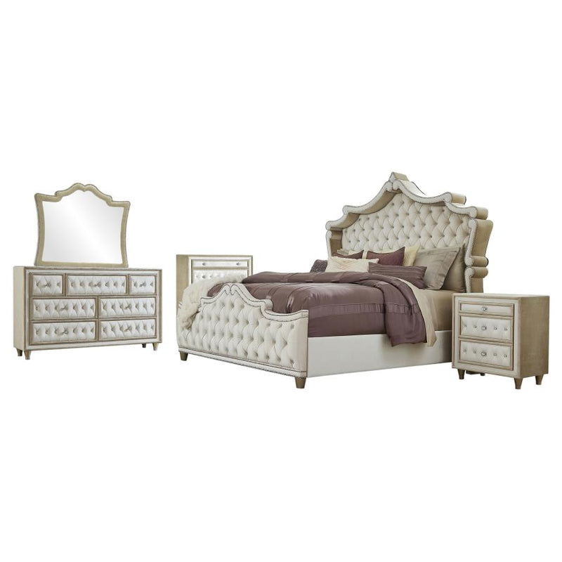 Antonella 5-piece Eastern King Bedroom Set Ivory-zoom-
