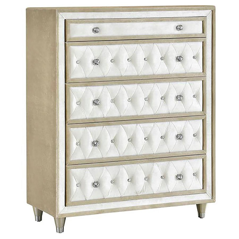 Antonella 5-piece Eastern King Bedroom Set Ivory-zoom-