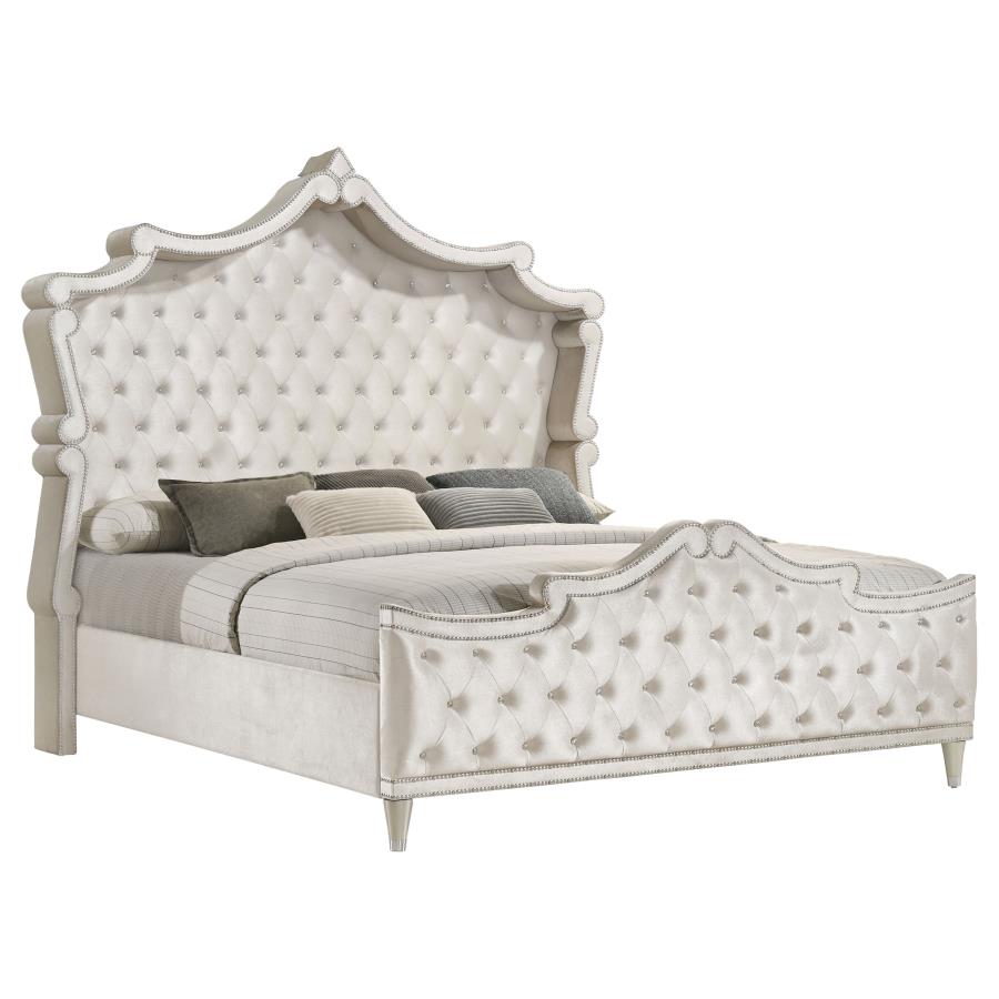 Antonella 4-piece Queen Bedroom Set Ivory-zoom-3