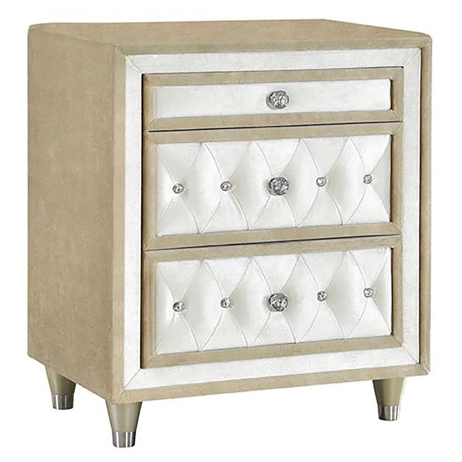 Antonella 4-piece Queen Bedroom Set Ivory-4