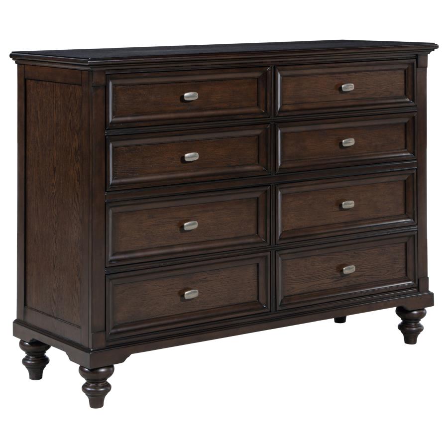 Andover 5-piece Eastern King Bedroom Set Dark Oak-7