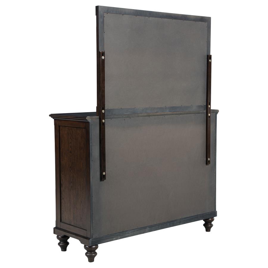 Andover 8-drawer Dresser and Mirror Dark Oak-6