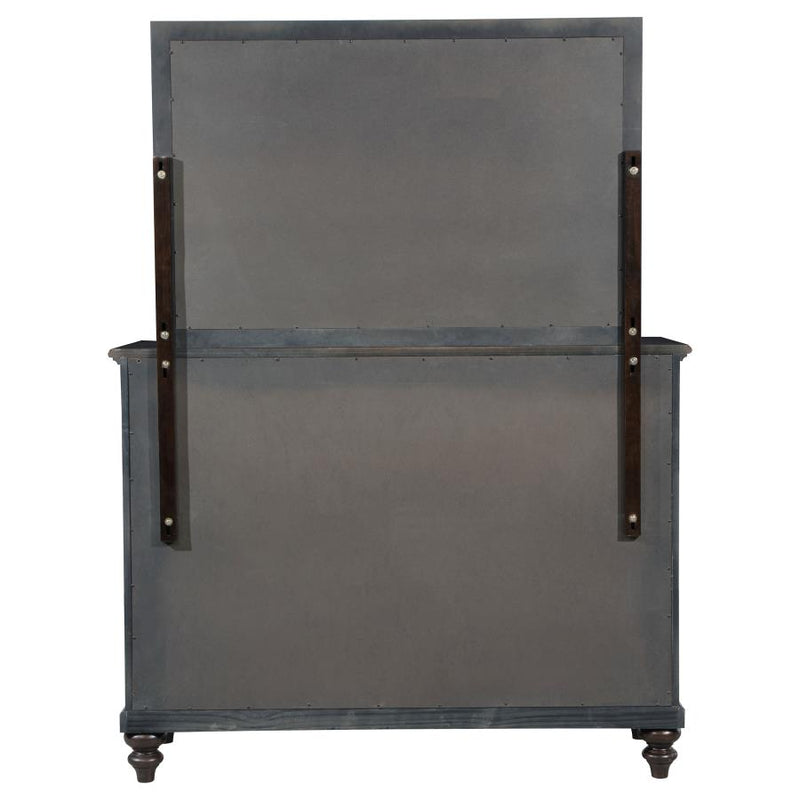 Andover 8-drawer Dresser and Mirror Dark Oak-zoom-