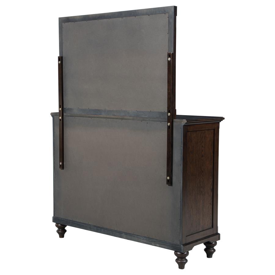 Andover 8-drawer Dresser and Mirror Dark Oak-zoom-8