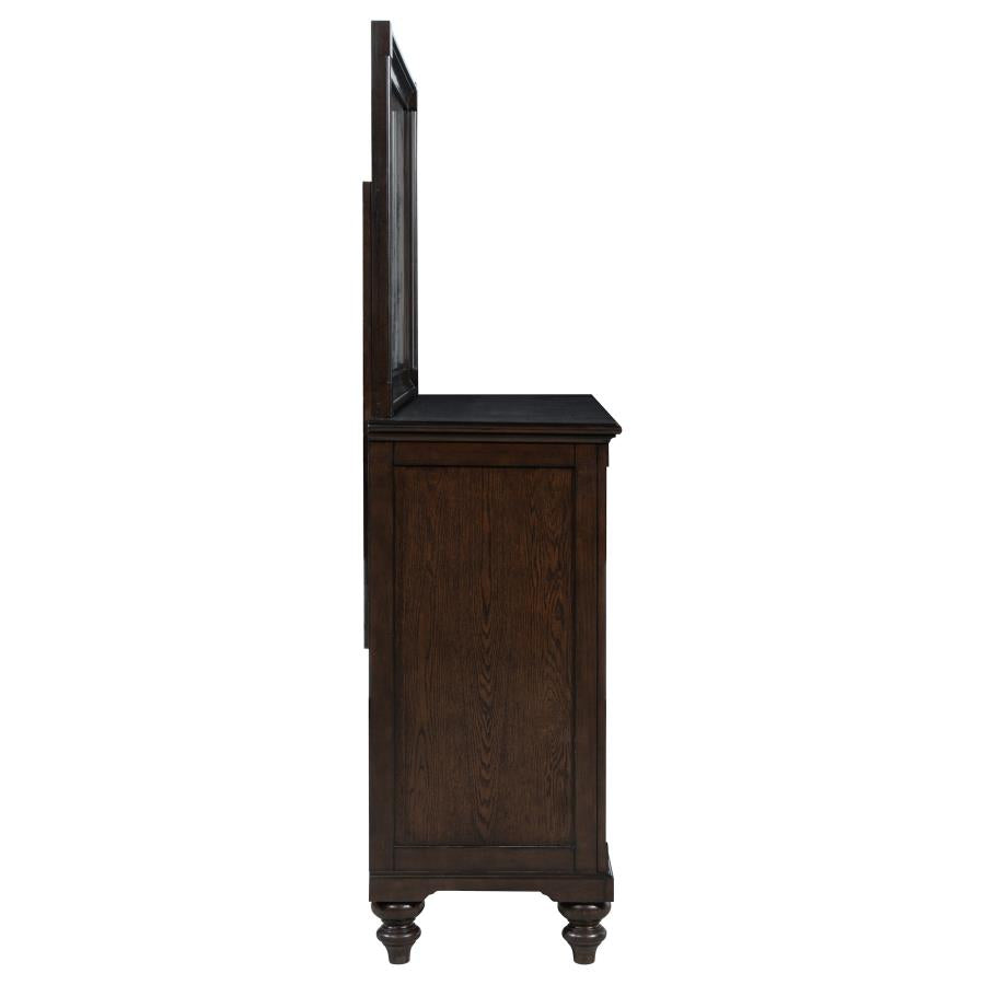 Andover 8-drawer Dresser and Mirror Dark Oak-zoom-9