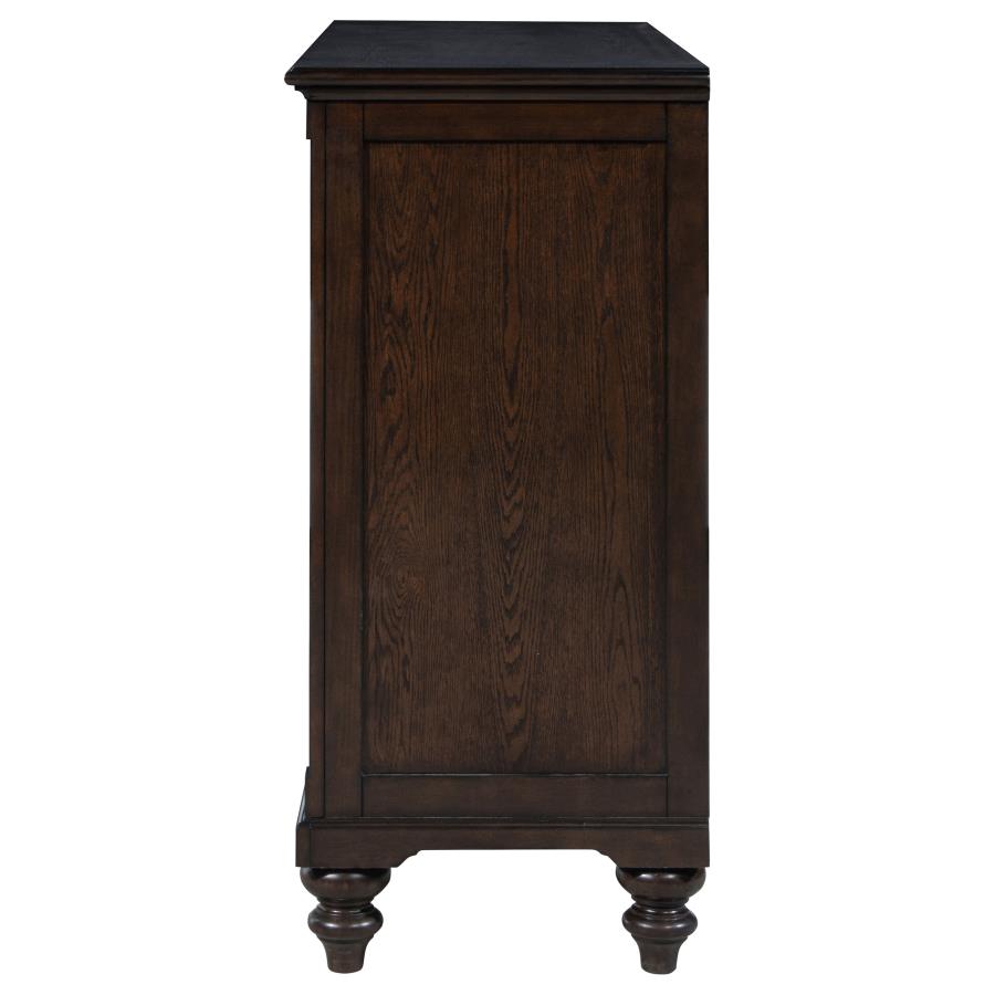 Andover 8-drawer Dresser Cabinet Dark Oak-5