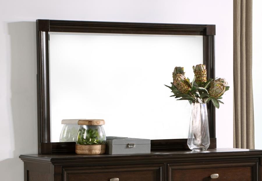 Andover Dresser Mirror Dark Oak-2