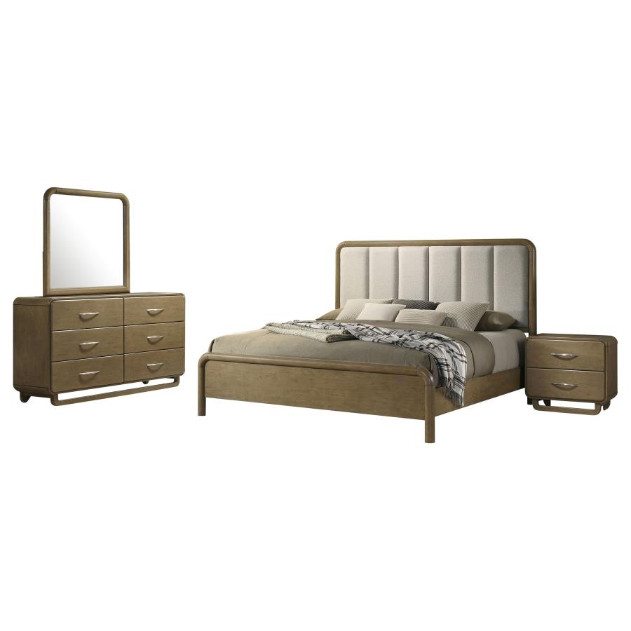 Amsbury 4-piece Eastern King Bedroom Set Nutmeg-2