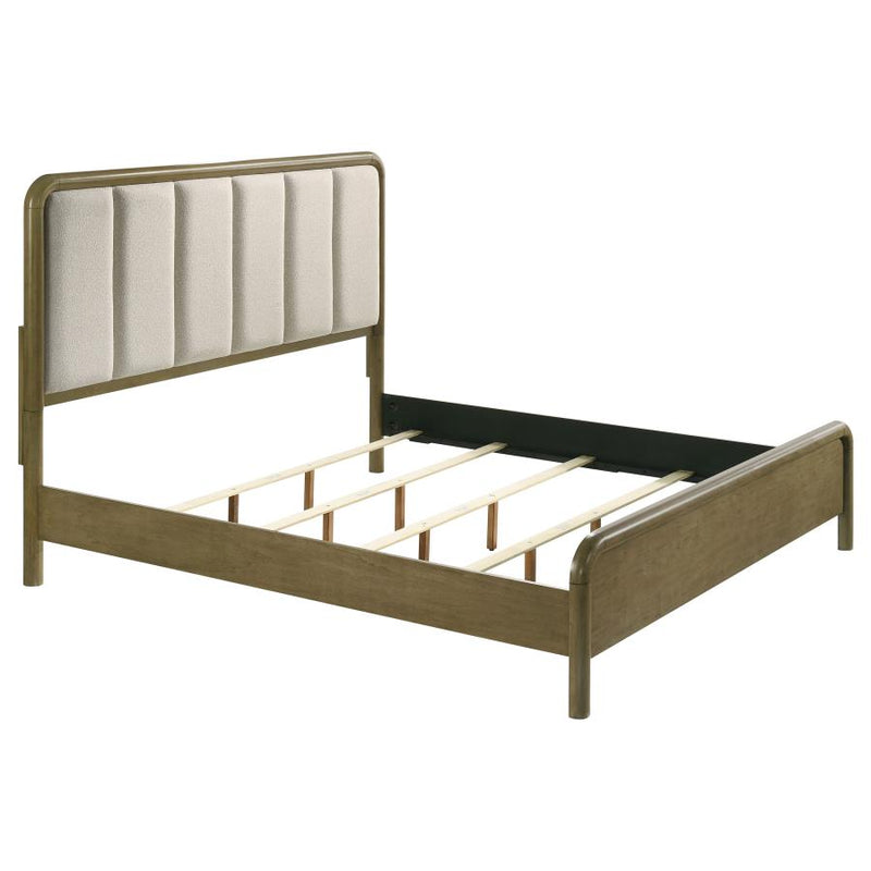 Amsbury 59-inch Upholstered Queen Bed Nutmeg-zoom-