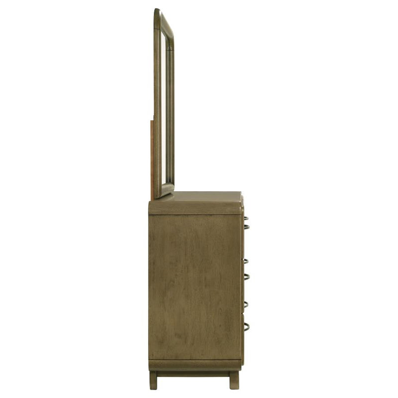 Amsbury 6-drawer Dresser and Mirror Nutmeg-zoom-