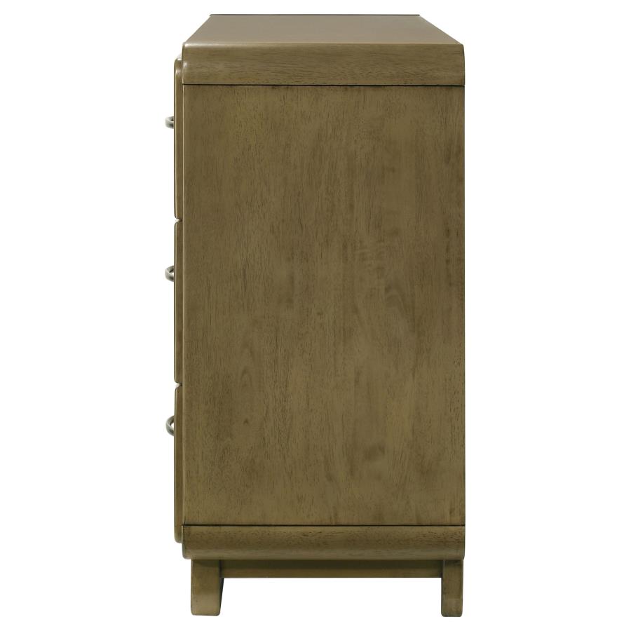 Amsbury 6-drawer Dresser Cabinet Nutmeg-zoom-5