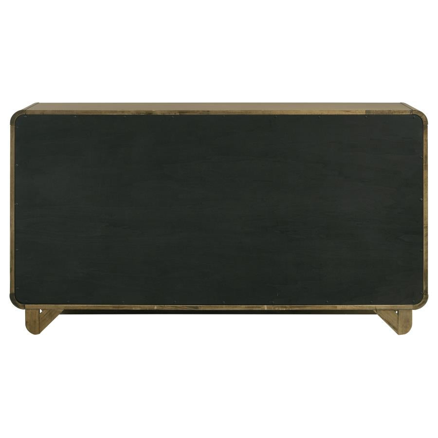 Amsbury 6-drawer Dresser Cabinet Nutmeg-zoom-7