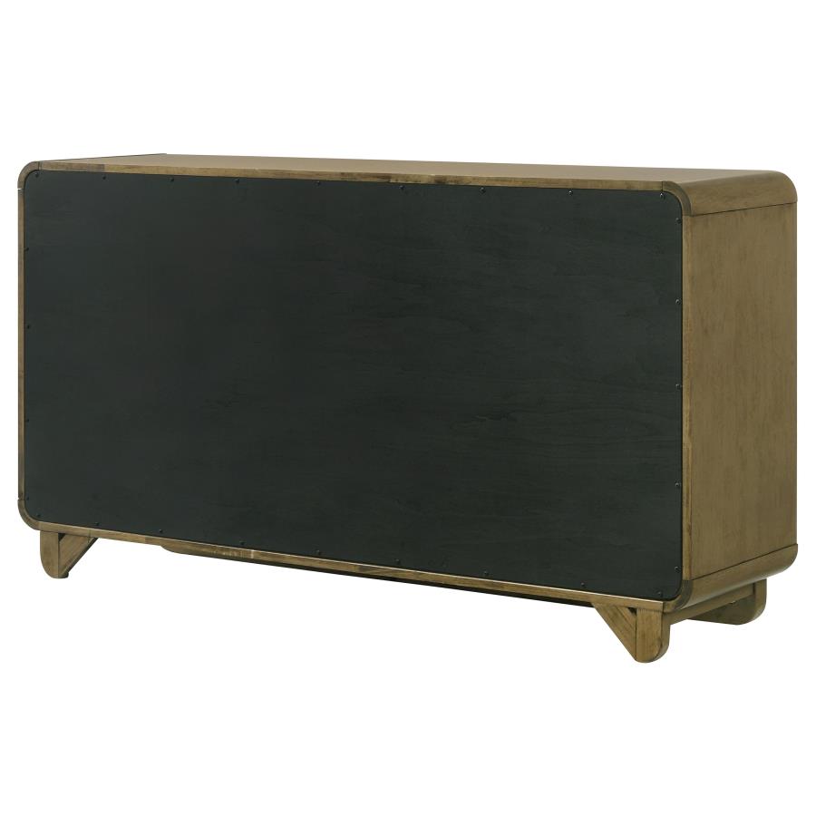 Amsbury 6-drawer Dresser Cabinet Nutmeg-8