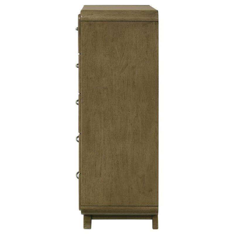 Amsbury 5-drawer Chest of Drawers Nutmeg-zoom-