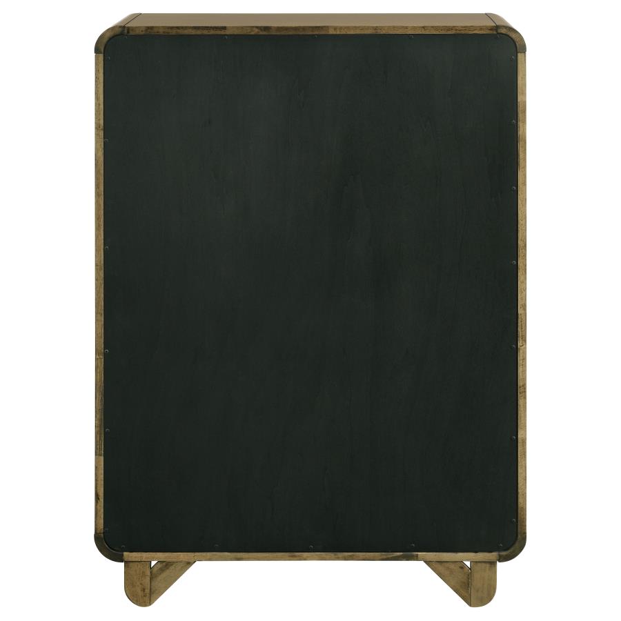 Amsbury 5-drawer Chest of Drawers Nutmeg-zoom-7