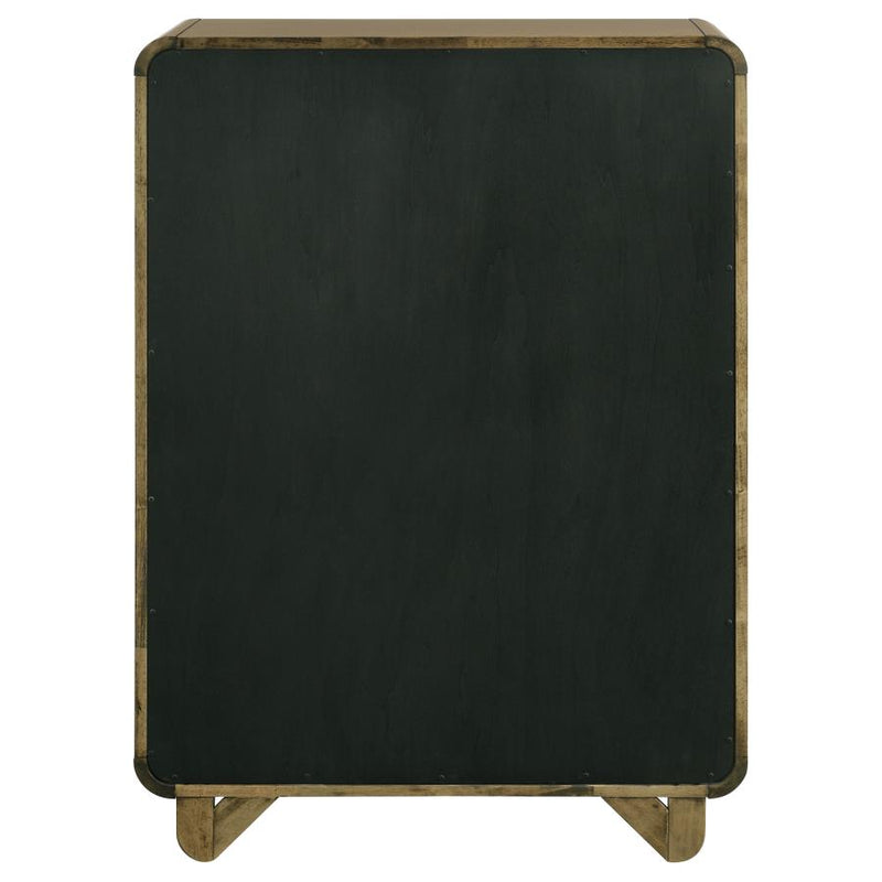 Amsbury 5-drawer Chest of Drawers Nutmeg-zoom-