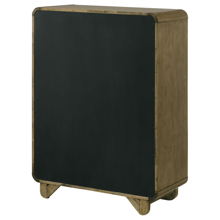 Amsbury 5-drawer Chest of Drawers Nutmeg-8