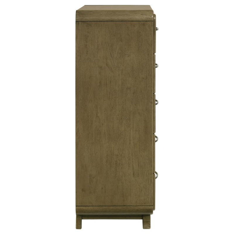 Amsbury 5-drawer Chest of Drawers Nutmeg-zoom-