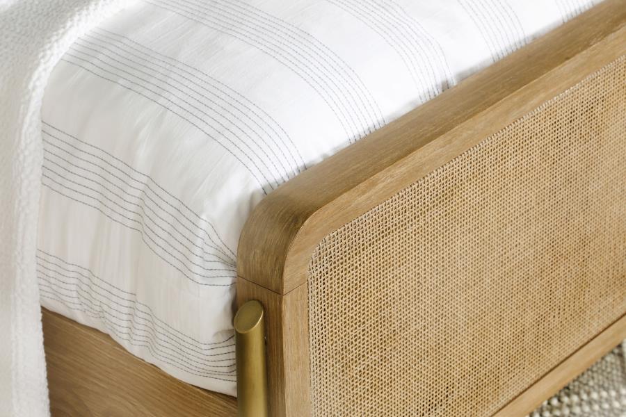 Arini Rattan Eastern King Panel Bed Sand Wash and Natural-zoom-8