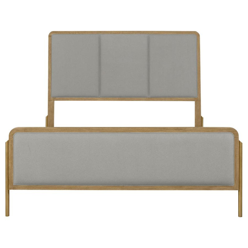 Arini 5-piece Eastern King Bedroom Set Sand Wash and Grey-zoom-