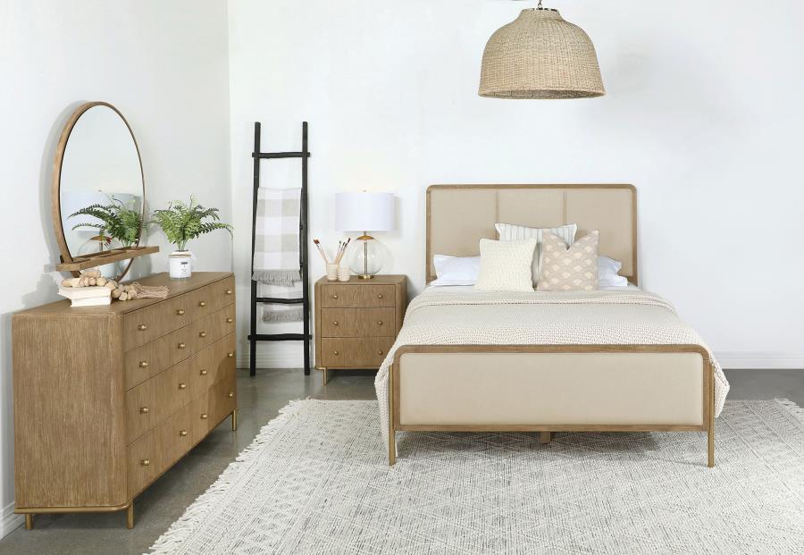 Arini 4-piece Queen Bedroom Set Cream and Sand Wash-1