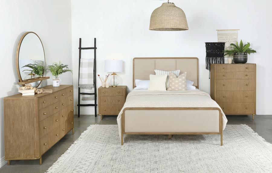 Arini 5-piece Queen Bedroom Set Cream and Sand Wash-1