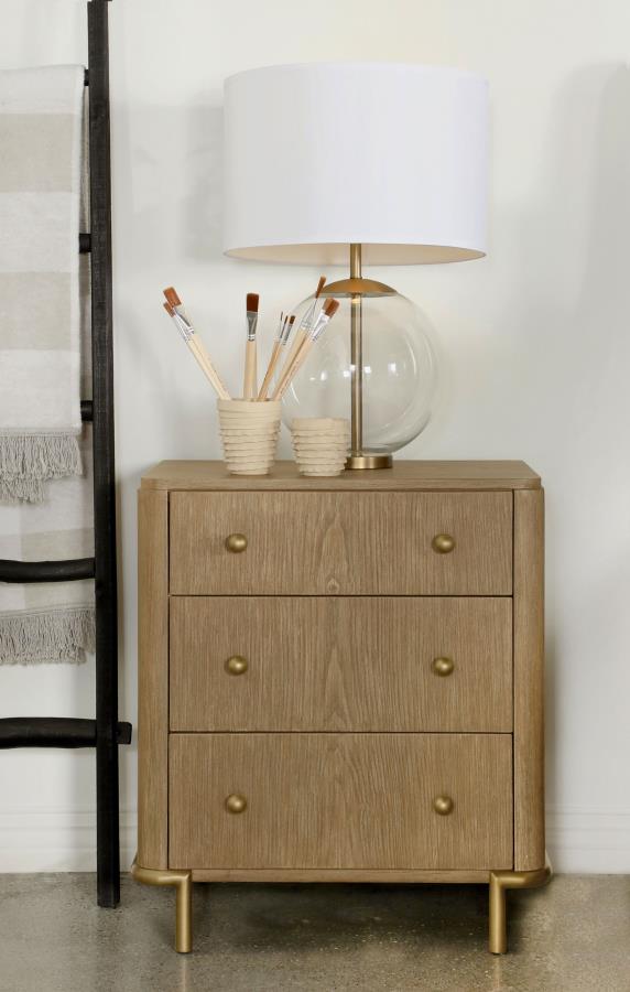 Arini 3-drawer Nightstand Sand Wash-zoom-2