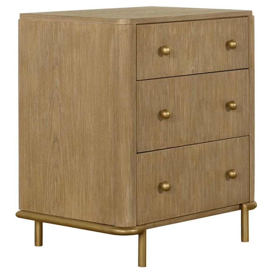 Arini 3-drawer Nightstand Sand Wash-1