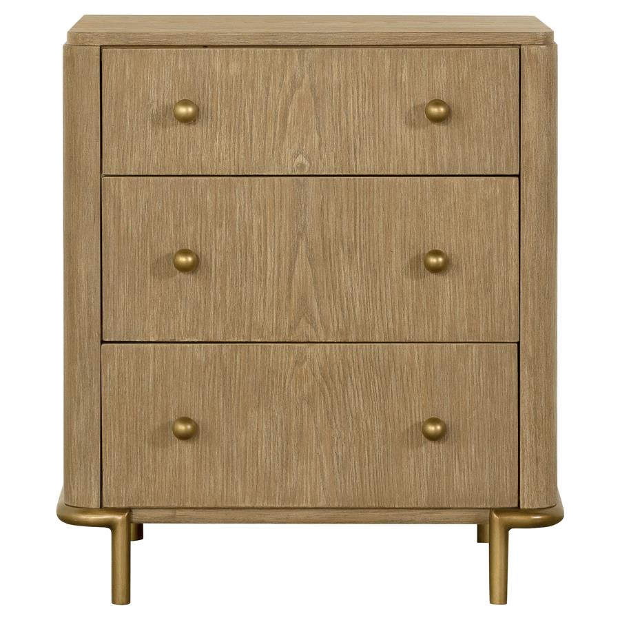 Arini 3-drawer Nightstand Sand Wash-zoom-3