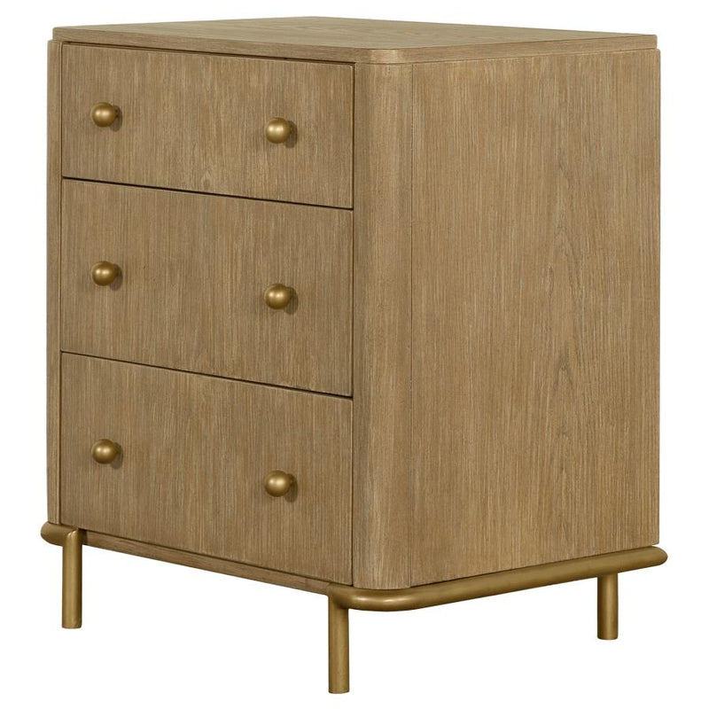 Arini 3-drawer Nightstand Sand Wash-zoom-
