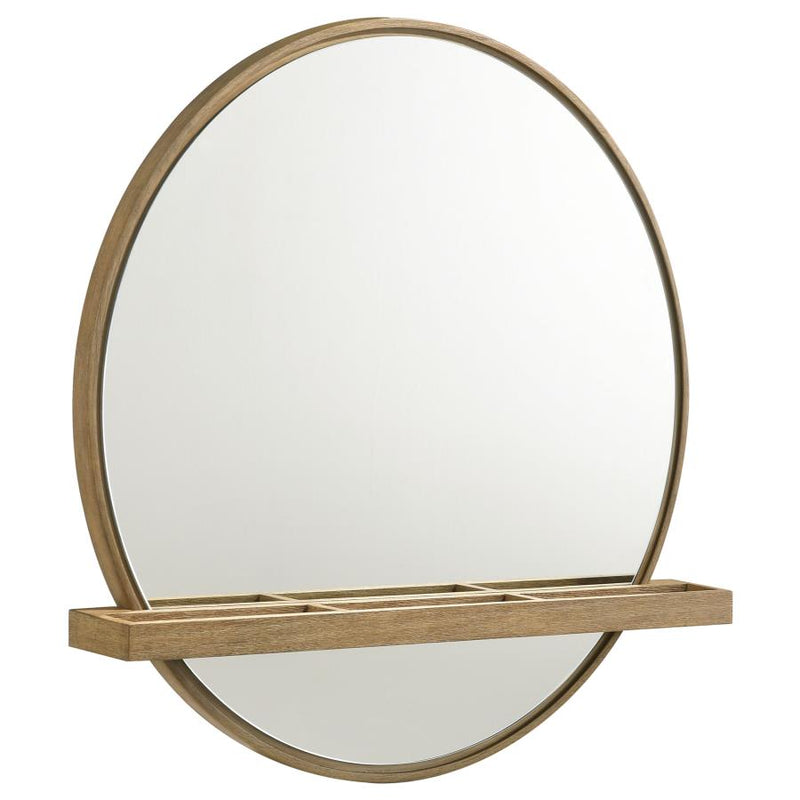 Arini 2-piece Makeup Vanity Table and Mirror Set Sand Wash-zoom-