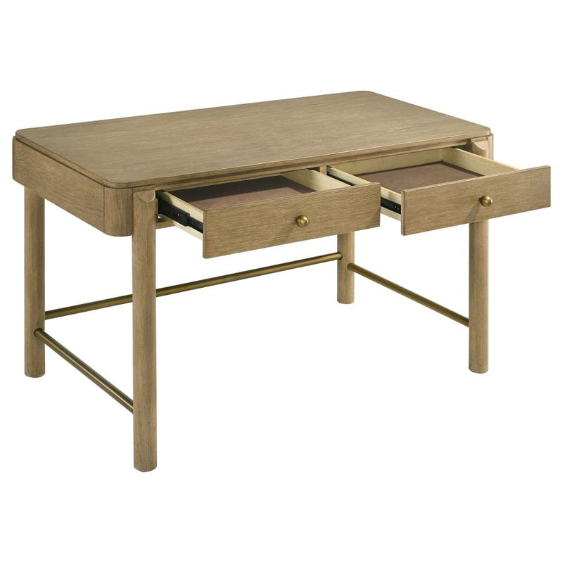 Arini 2-drawer Vanity Desk Makeup Table Sand Wash-zoom-