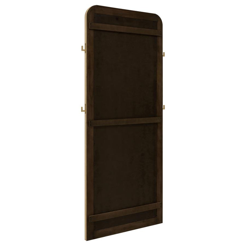 Arini Cane Weave Full Length Standing Floor Mirror Sand Wash-zoom-