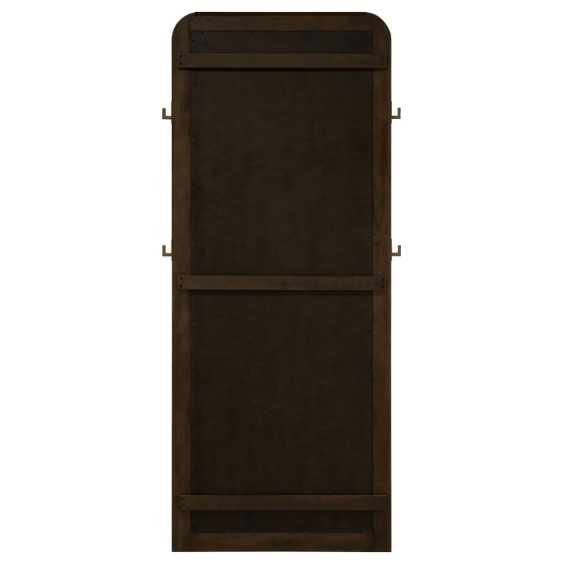 Arini Cane Weave Full Length Standing Floor Mirror Sand Wash-zoom-