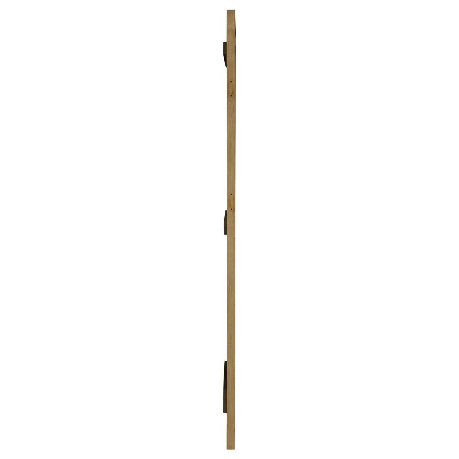 Arini Cane Weave Full Length Standing Floor Mirror Sand Wash-9