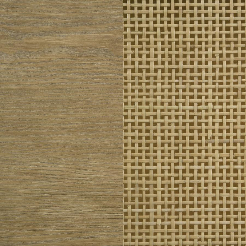 Arini Cane Weave Full Length Standing Floor Mirror Sand Wash-zoom-