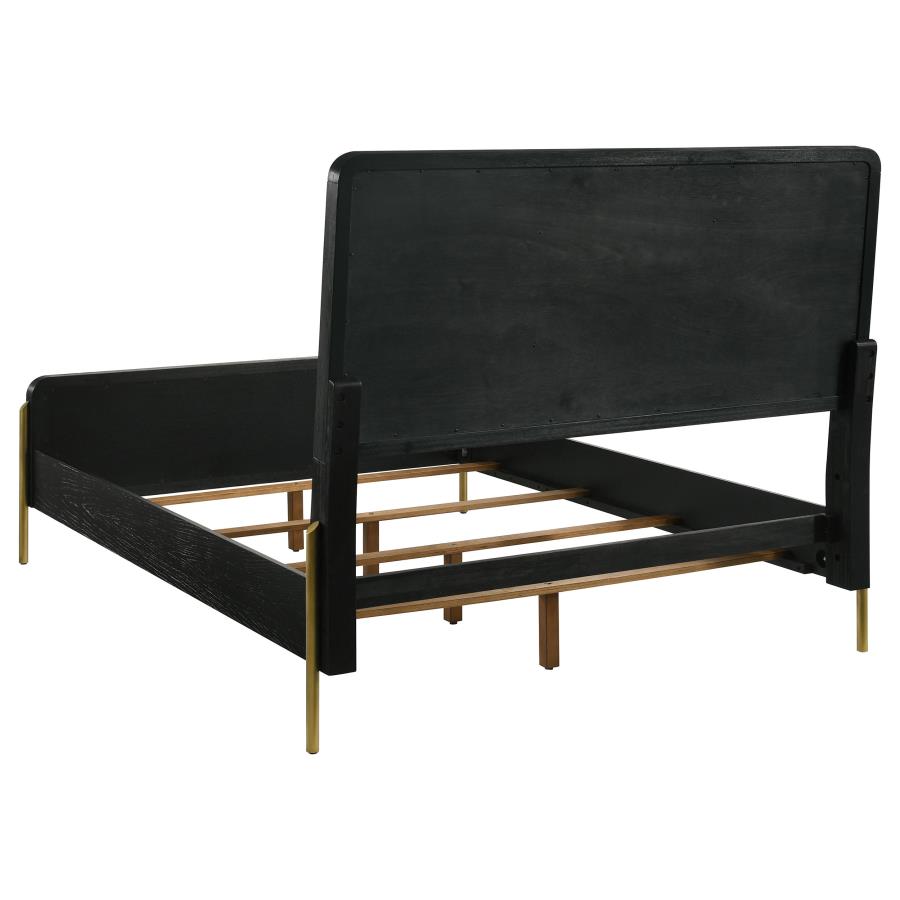Arini 5-piece California King Bedroom Set Black and Natural-4