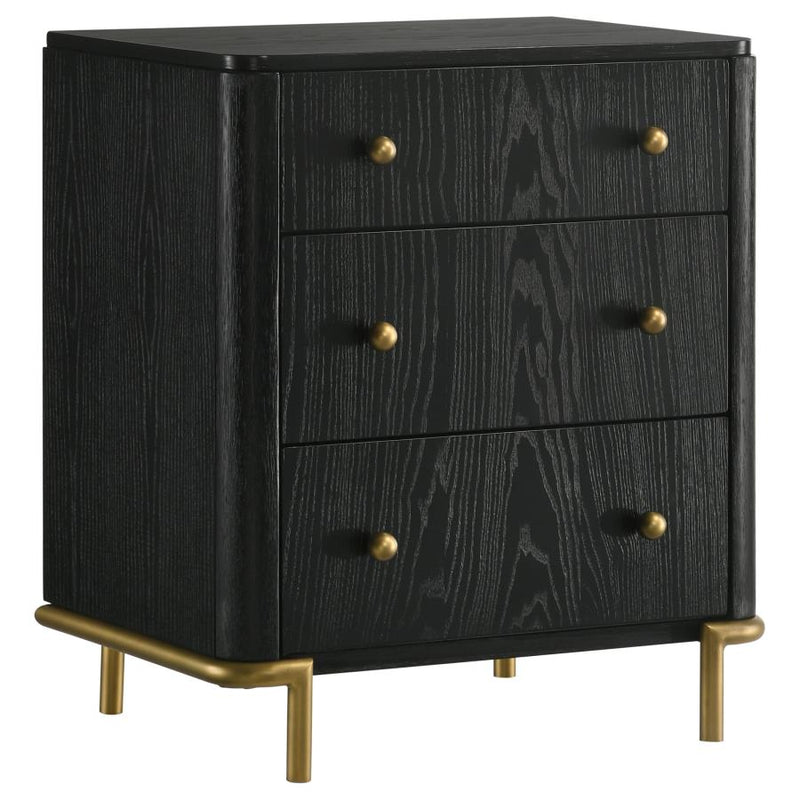 Arini 5-piece Eastern King Bedroom Set Cream and Black-zoom-